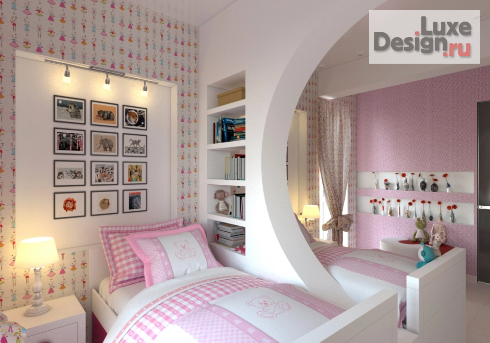 Дизайн интерьера трехкомнатной квартиры "Графитово-серый" (фото 6)