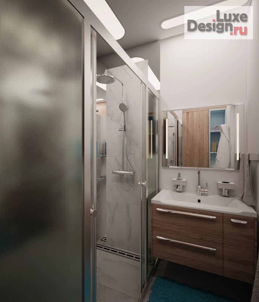 Дизайн интерьера трехкомнатной квартиры "Геометрия" (фото 9)