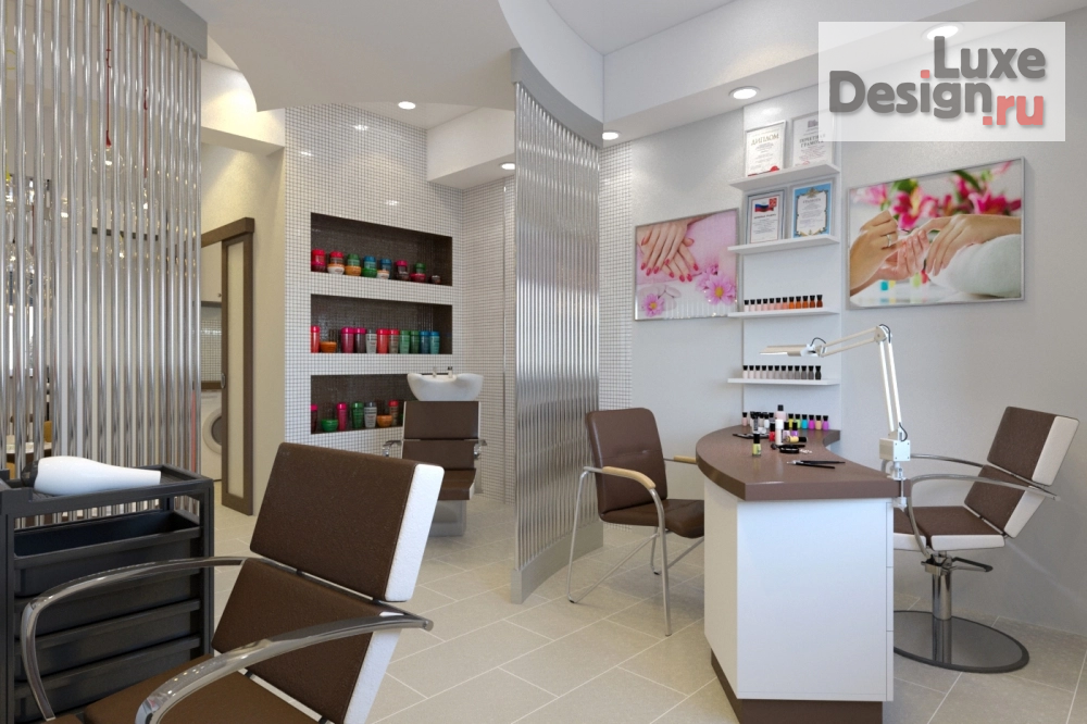 Дизайн интерьера салона красоты " " Стриж*Аль"" (фото 3)