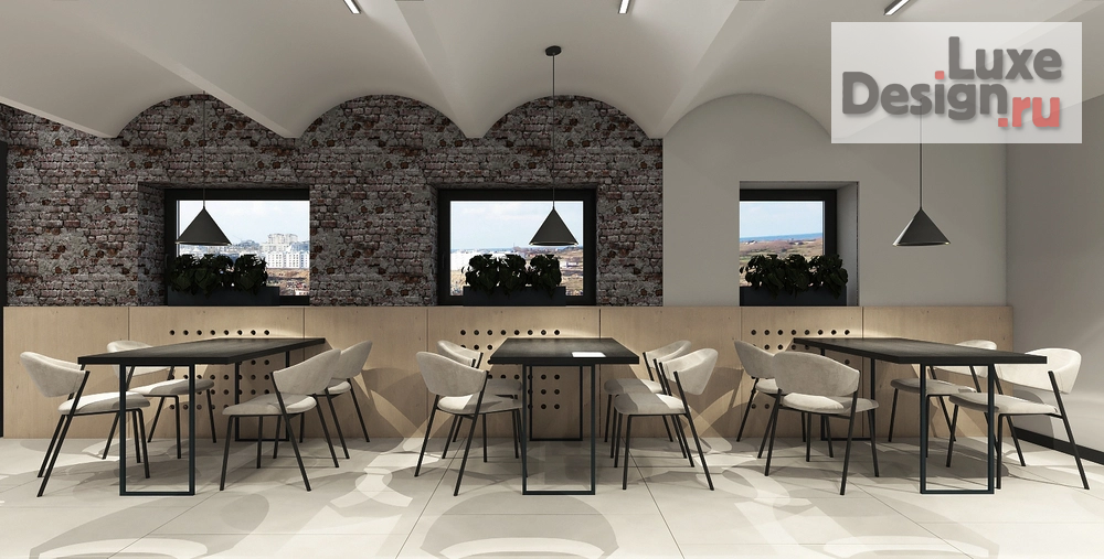 Дизайн интерьера кафе "Не музей" (фото 2)