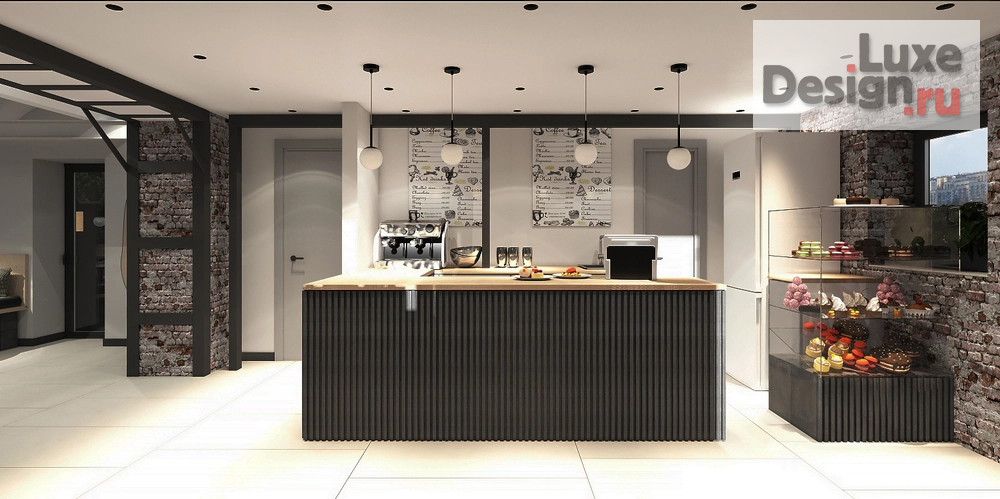 Дизайн интерьера кафе "Не музей" (фото 3)