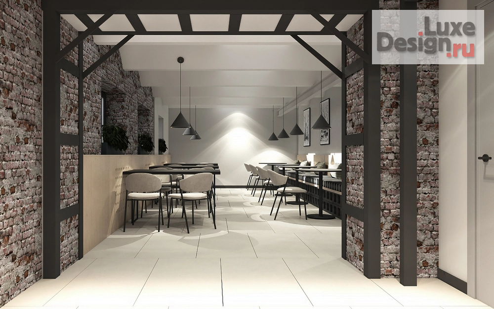 Дизайн интерьера кафе "Не музей" (фото 5)