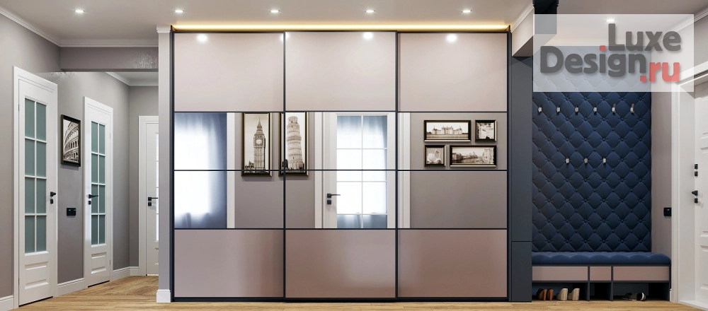 Дизайн интерьера четырехкомнатной квартиры "Квартира в ЖК "Адмиралъ"" (фото 2)