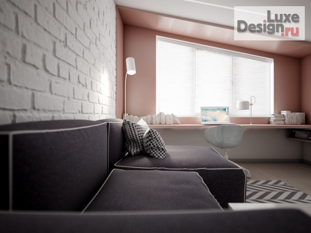 Дизайн интерьера таунхауса "№17. Гостевая спальная комната." (фото 5)