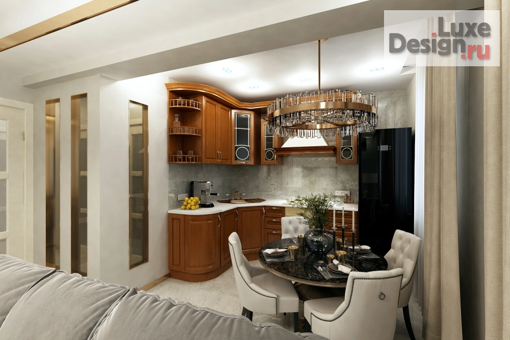 Дизайн интерьера трехкомнатной квартиры "Микрорайон 12А" (фото 8)