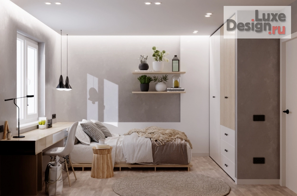 Дизайн интерьера трехкомнатной квартиры "Квартал 277" (фото 13)