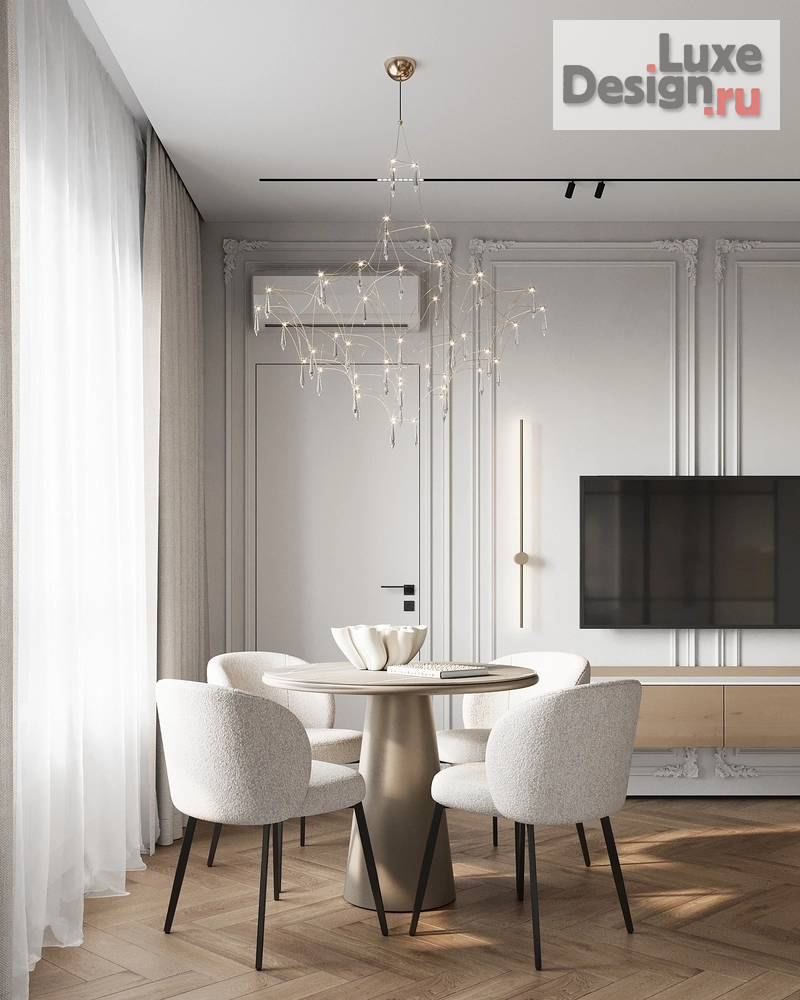 Дизайн интерьера трехкомнатной квартиры "ЖК Сансити" (фото 1)