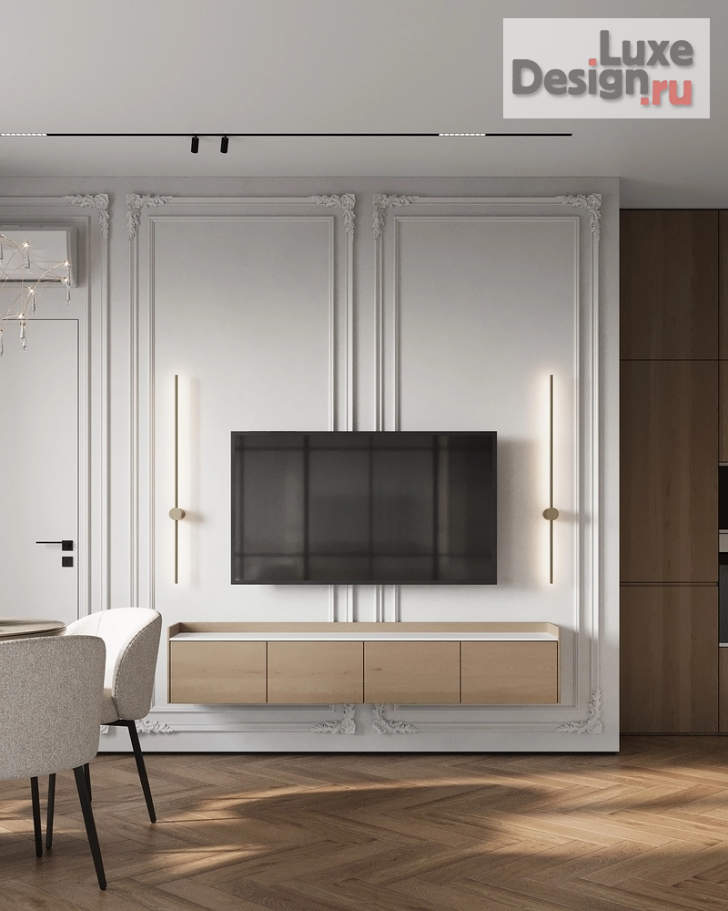 Дизайн интерьера трехкомнатной квартиры "ЖК Сансити" (фото 2)