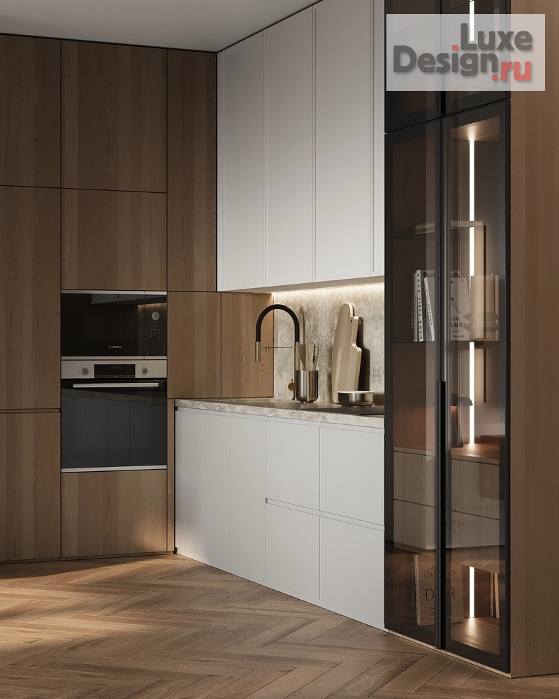 Дизайн интерьера трехкомнатной квартиры "ЖК Сансити" (фото 3)