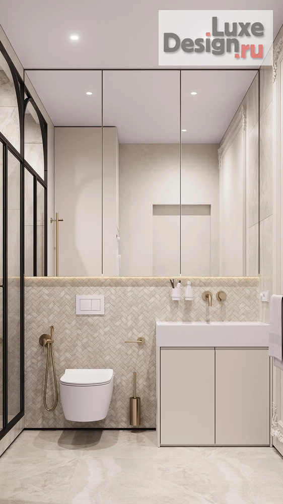 Дизайн интерьера трехкомнатной квартиры "ЖК Сансити" (фото 11)