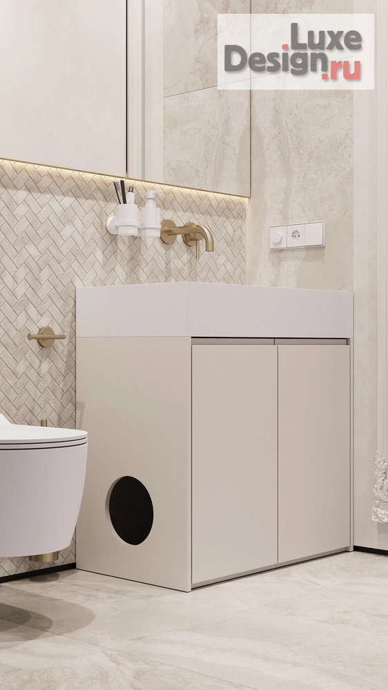 Дизайн интерьера трехкомнатной квартиры "ЖК Сансити" (фото 12)