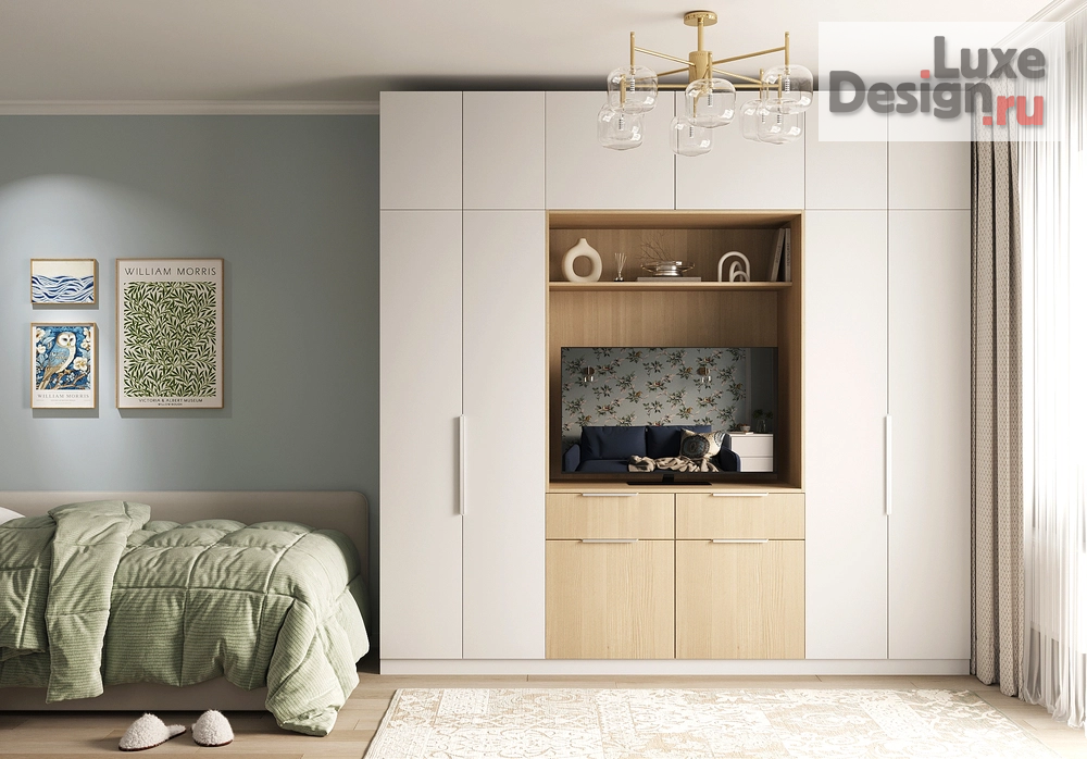 Дизайн интерьера однокомнатной квартиры "Тишь да гладь" (фото 4)