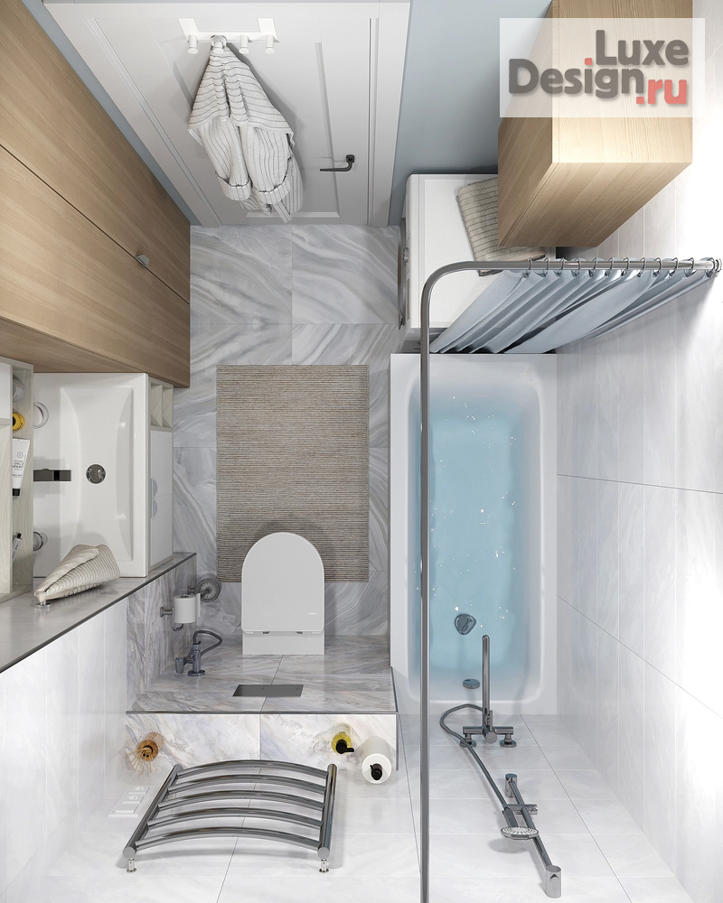 Дизайн интерьера однокомнатной квартиры "Тишь да гладь" (фото 18)