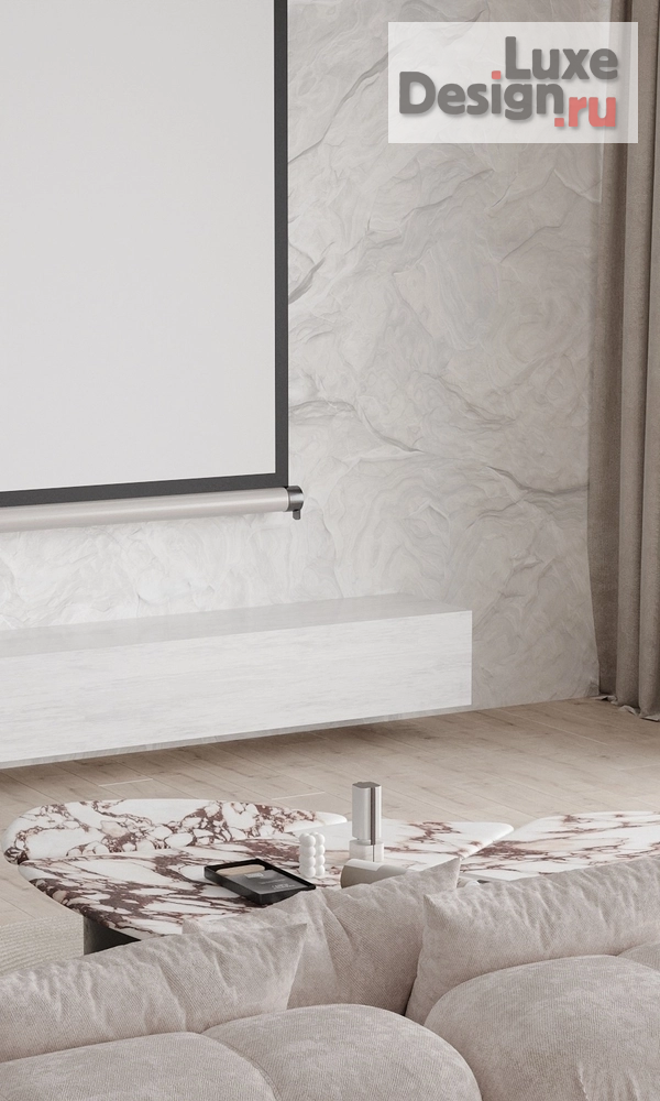 Дизайн интерьера апартаментов "Пленительный белый" (фото 5)