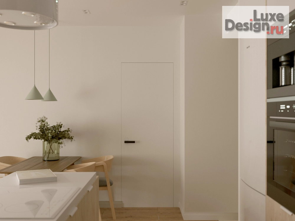 Дизайн интерьера таунхауса "Квартира в современном стиле с нотками джапанди" (фото 6)