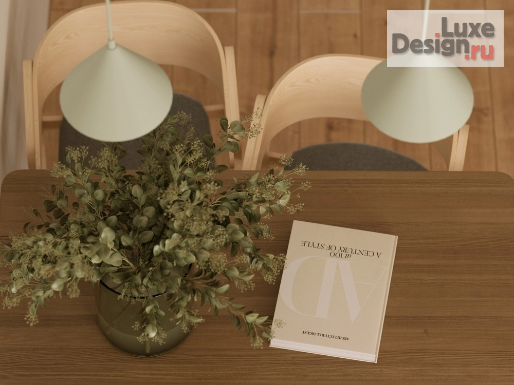 Дизайн интерьера таунхауса "Квартира в современном стиле с нотками джапанди" (фото 7)