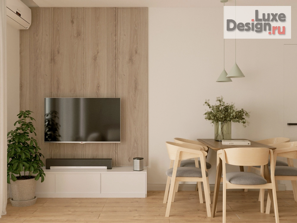 Дизайн интерьера таунхауса "Квартира в современном стиле с нотками джапанди" (фото 11)