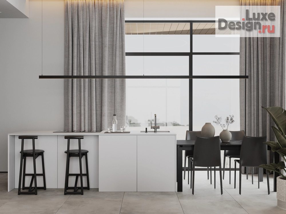 Дизайн интерьера частного дома "Интерьер дома 254 м² в поселке «Новая разводная»" (фото 1)