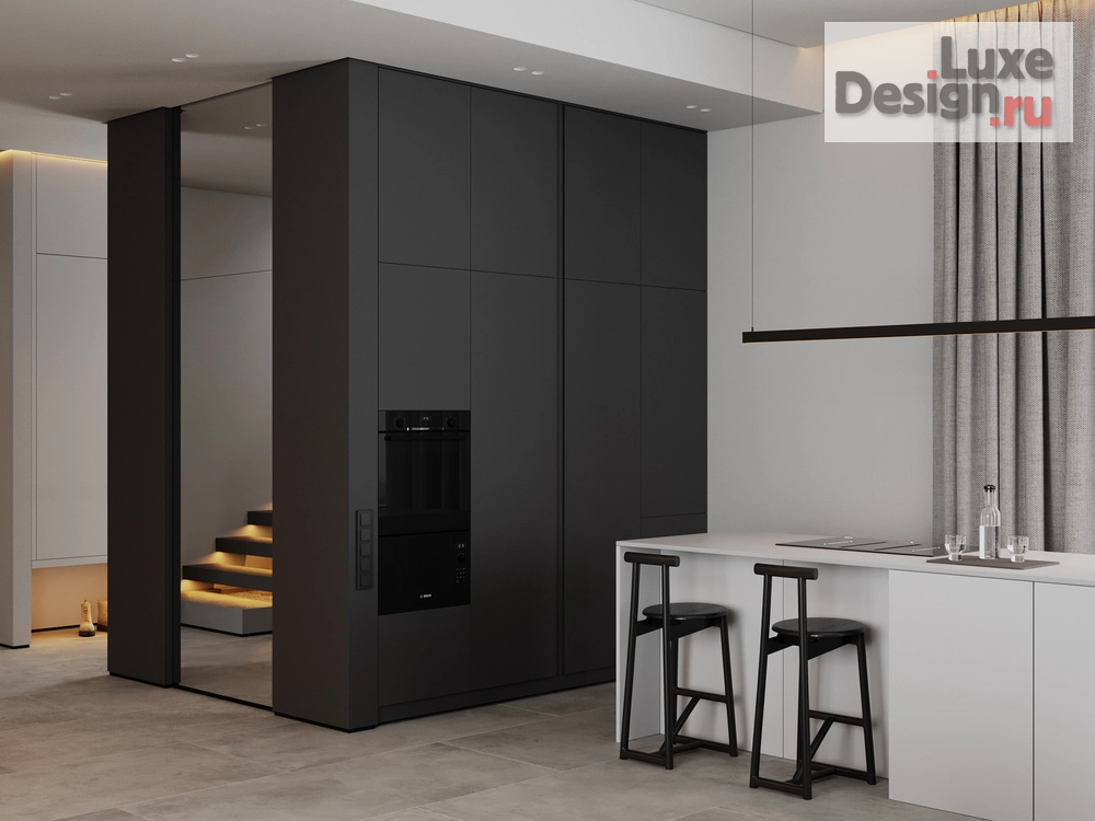 Дизайн интерьера частного дома "Интерьер дома 254 м² в поселке «Новая разводная»" (фото 2)