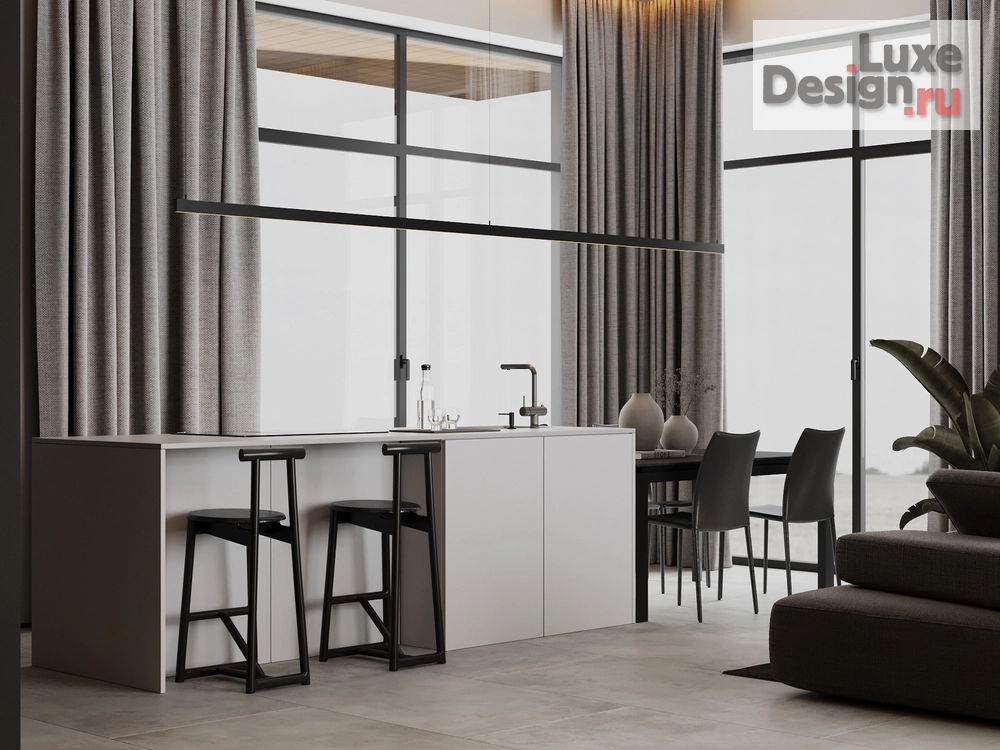 Дизайн интерьера частного дома "Интерьер дома 254 м² в поселке «Новая разводная»" (фото 3)