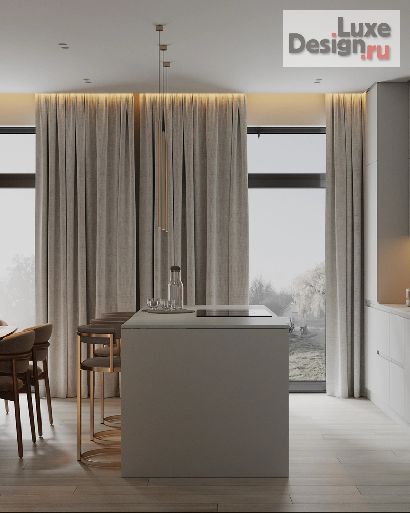 Дизайн интерьера частного дома "Интерьер дома 177 м² в поселке «Новая разводная»" (фото 3)