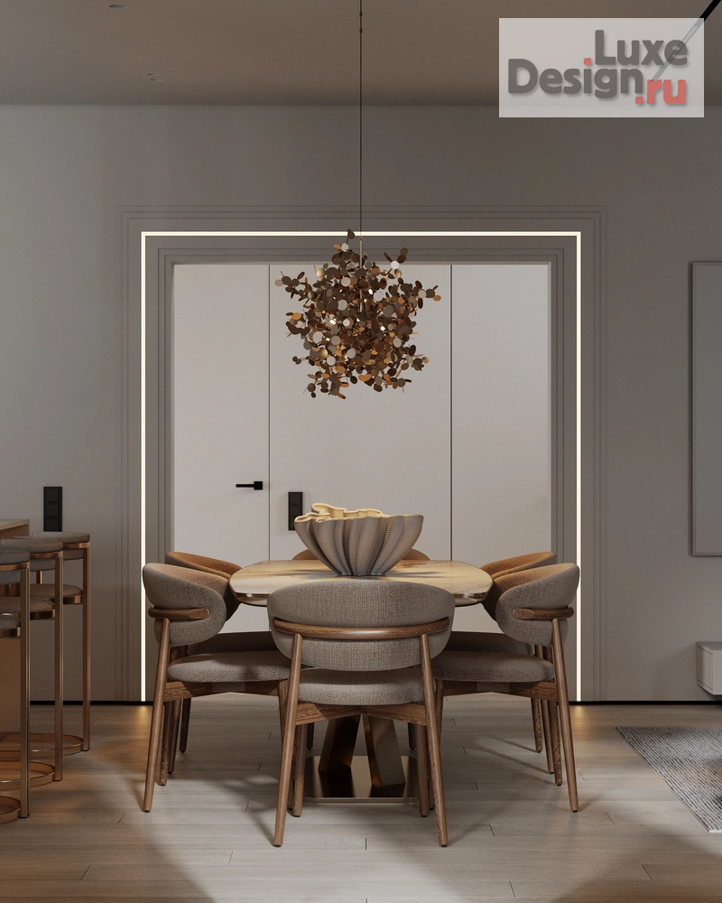 Дизайн интерьера частного дома "Интерьер дома 177 м² в поселке «Новая разводная»" (фото 5)