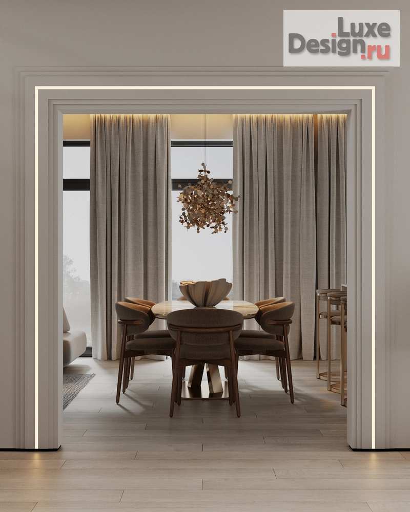 Дизайн интерьера частного дома "Интерьер дома 177 м² в поселке «Новая разводная»" (фото 22)