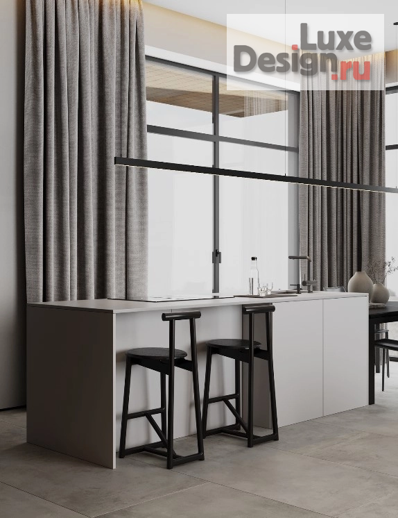 Дизайн интерьера частного дома "Интерьер дома 254 м² в поселке «Новая разводная»" (фото 6)