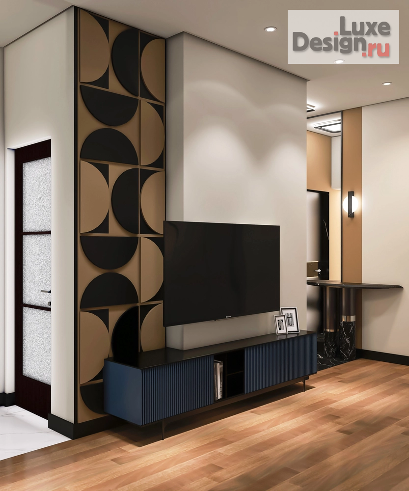 Дизайн интерьера трехкомнатной квартиры "Дизайн - проект трехкомнатной квартиры" (фото 12)