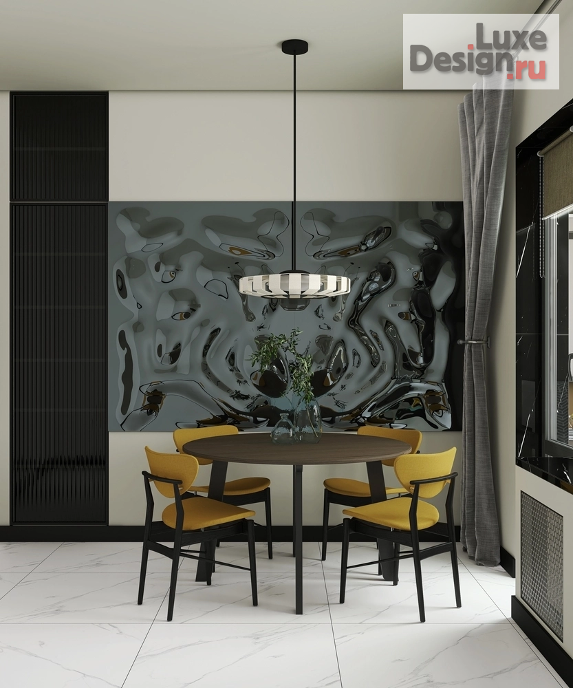 Дизайн интерьера трехкомнатной квартиры "Дизайн - проект трехкомнатной квартиры" (фото 3)