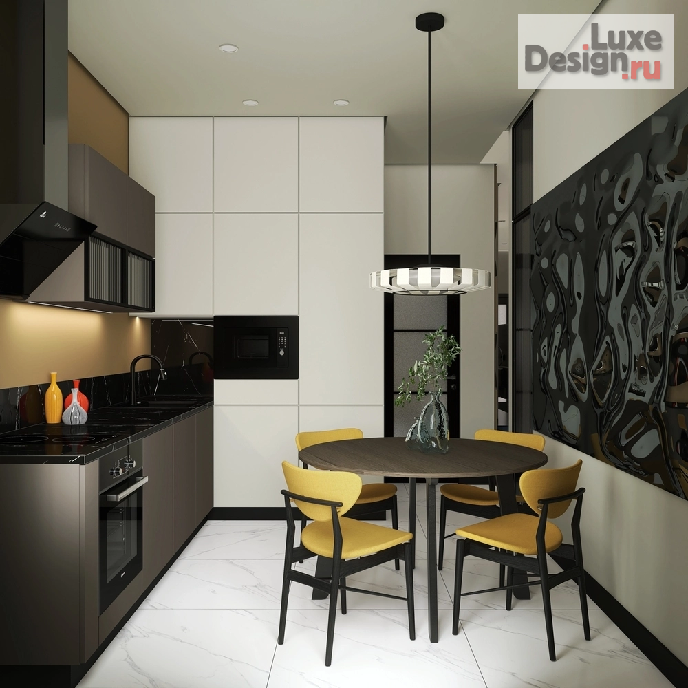 Дизайн интерьера трехкомнатной квартиры "Дизайн - проект трехкомнатной квартиры" (фото 4)