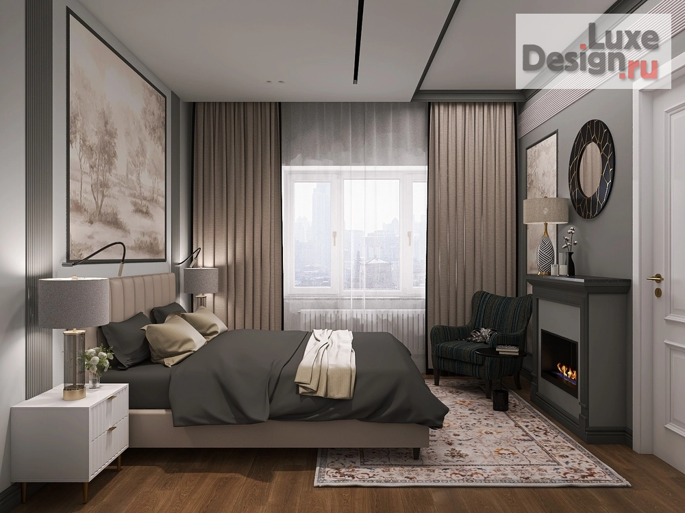 Дизайн интерьера трехкомнатной квартиры "Дизайн - проект трехкомнатной квартиры" (фото 11)