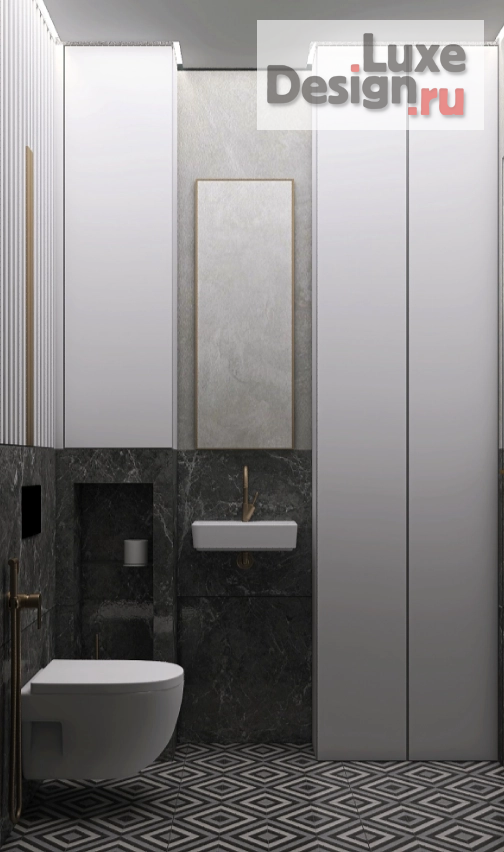 Дизайн интерьера трехкомнатной квартиры "Дизайн - проект трехкомнатной квартиры" (фото 21)