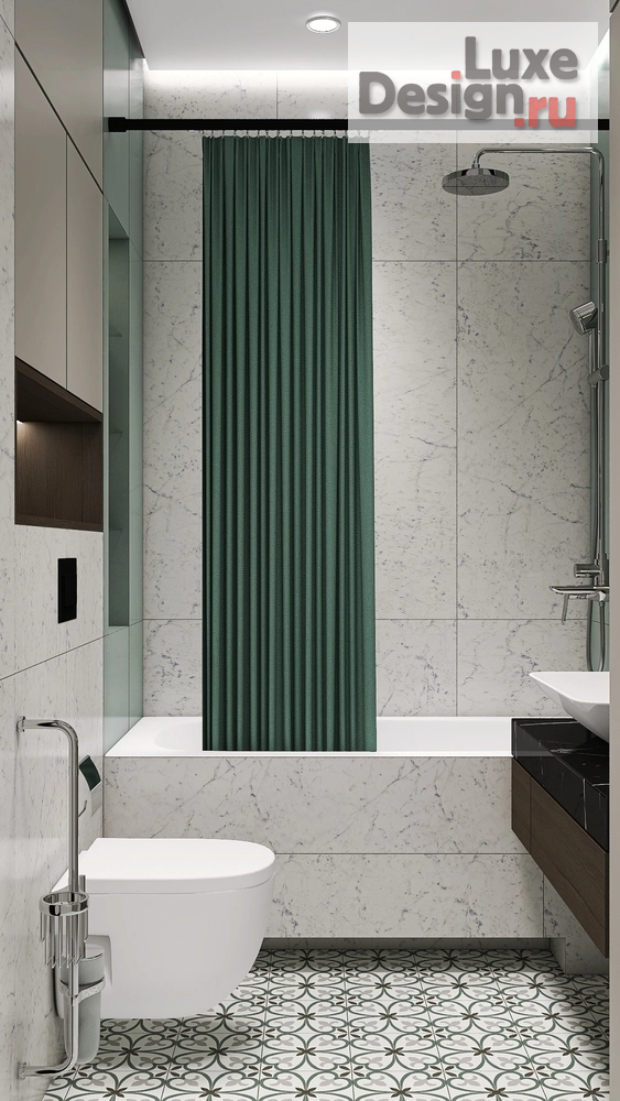 Дизайн интерьера трехкомнатной квартиры "Дизайн - проект трехкомнатной квартиры" (фото 16)