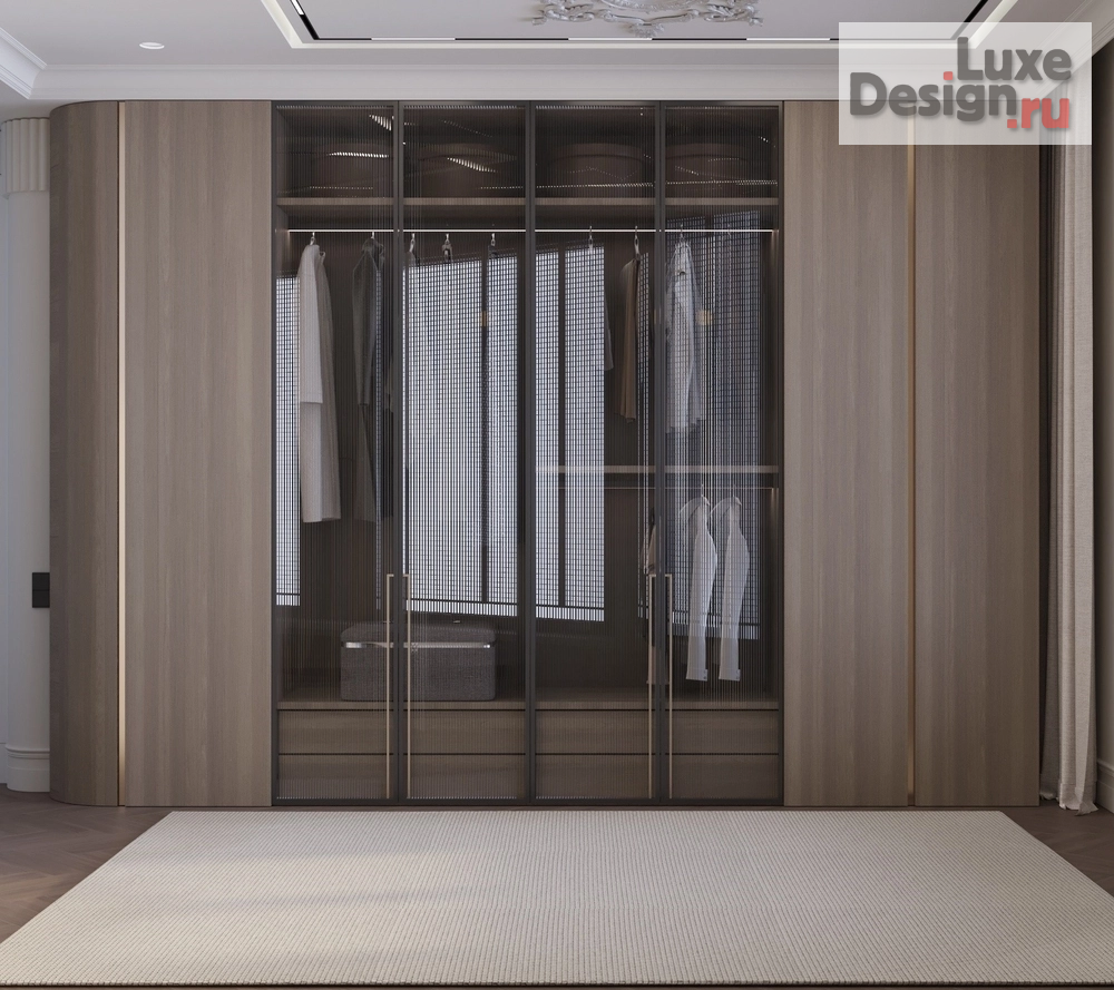 Дизайн интерьера трехкомнатной квартиры "Мастер спальня" (фото 4)