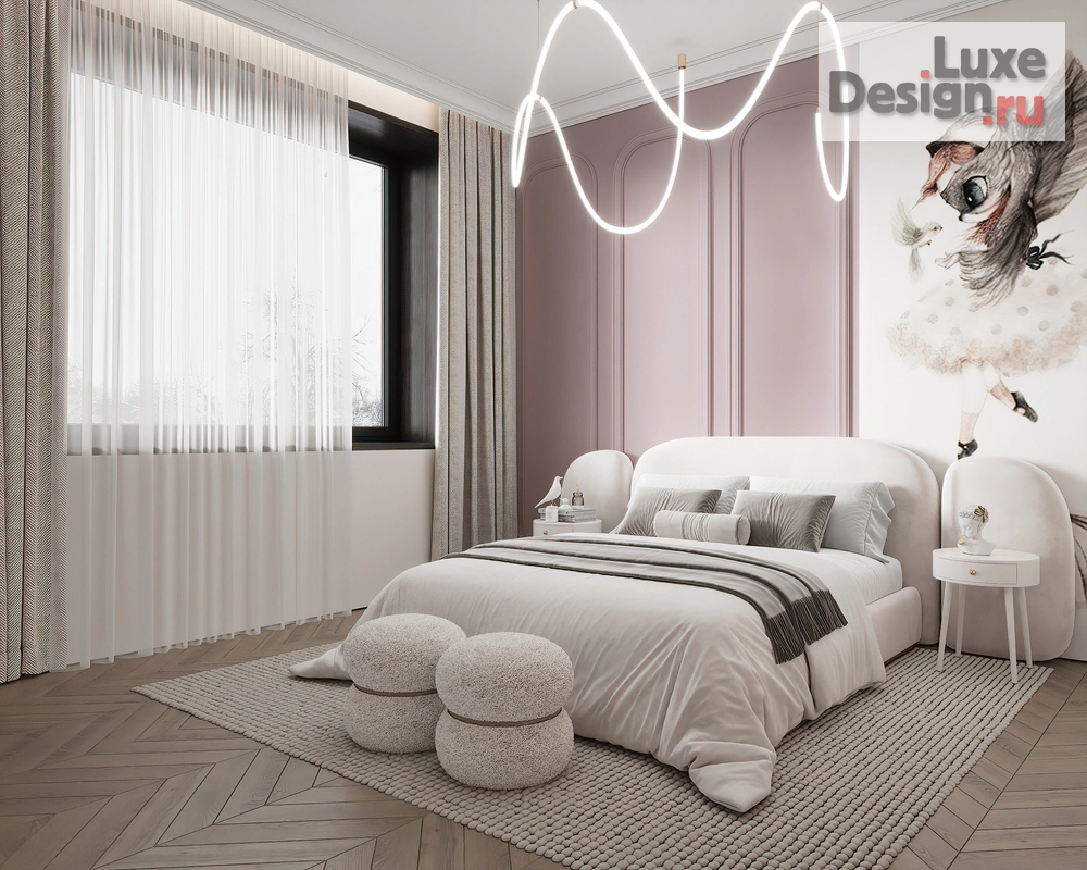 Дизайн интерьера частного дома "Французская весна" (фото 1)