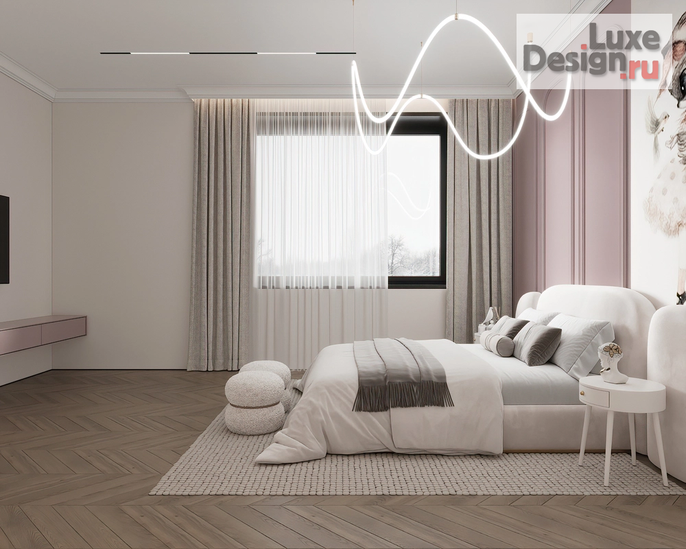 Дизайн интерьера частного дома "Французская весна" (фото 4)