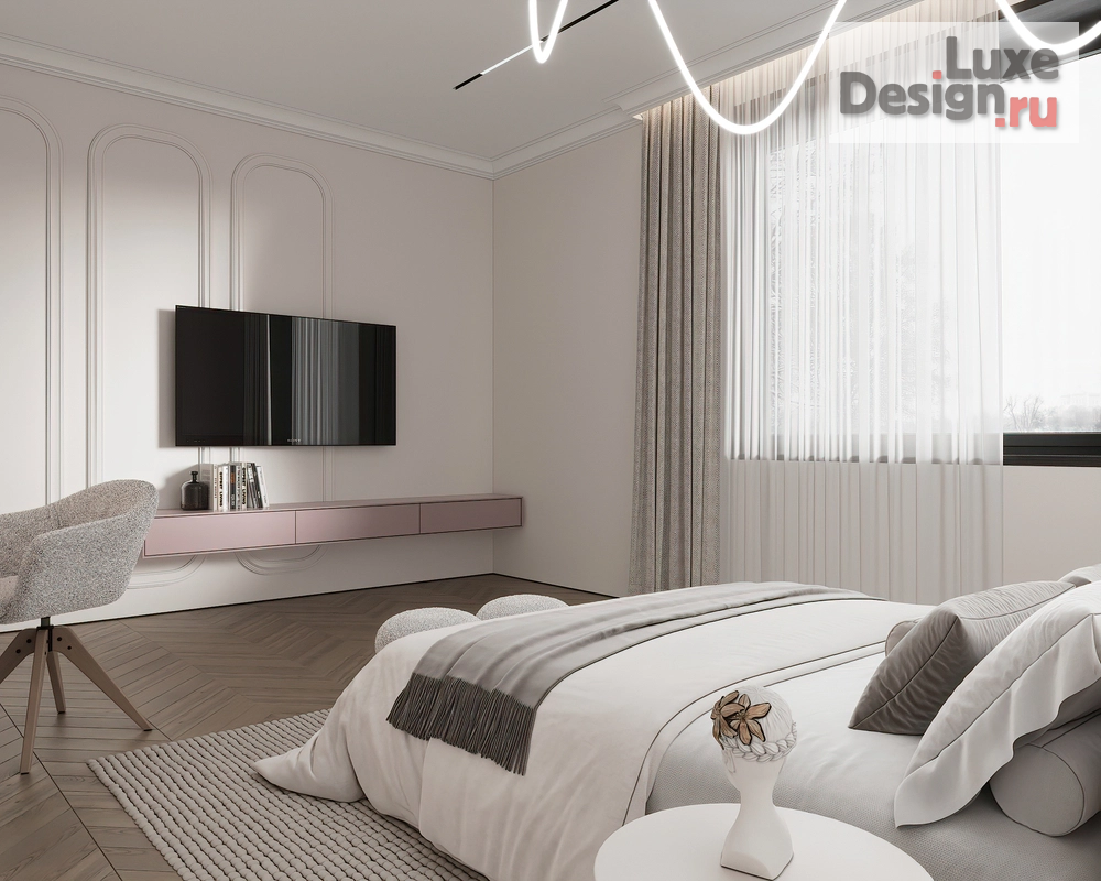 Дизайн интерьера частного дома "Французская весна" (фото 5)