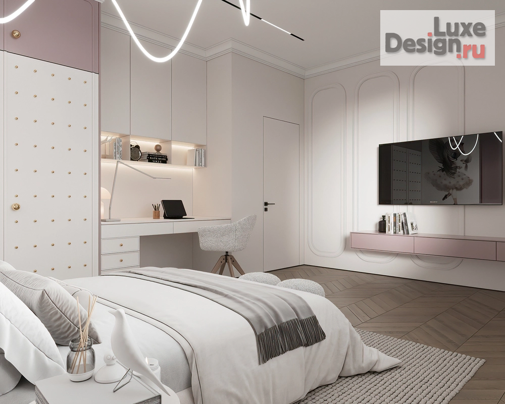 Дизайн интерьера частного дома "Французская весна" (фото 6)