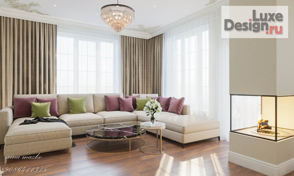 Дизайн интерьера коттеджа "Проект усадьбы" (фото 2)