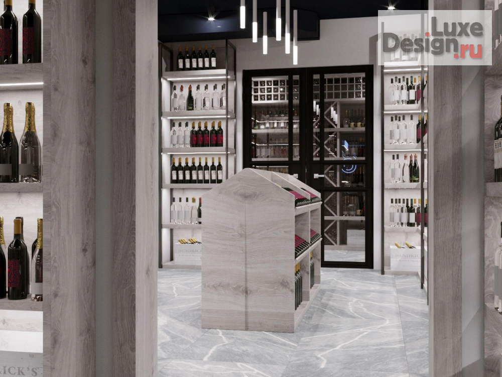 Дизайн интерьера кафе "Винотека с кафе в ЖК "Сити Парк"" (фото 8)