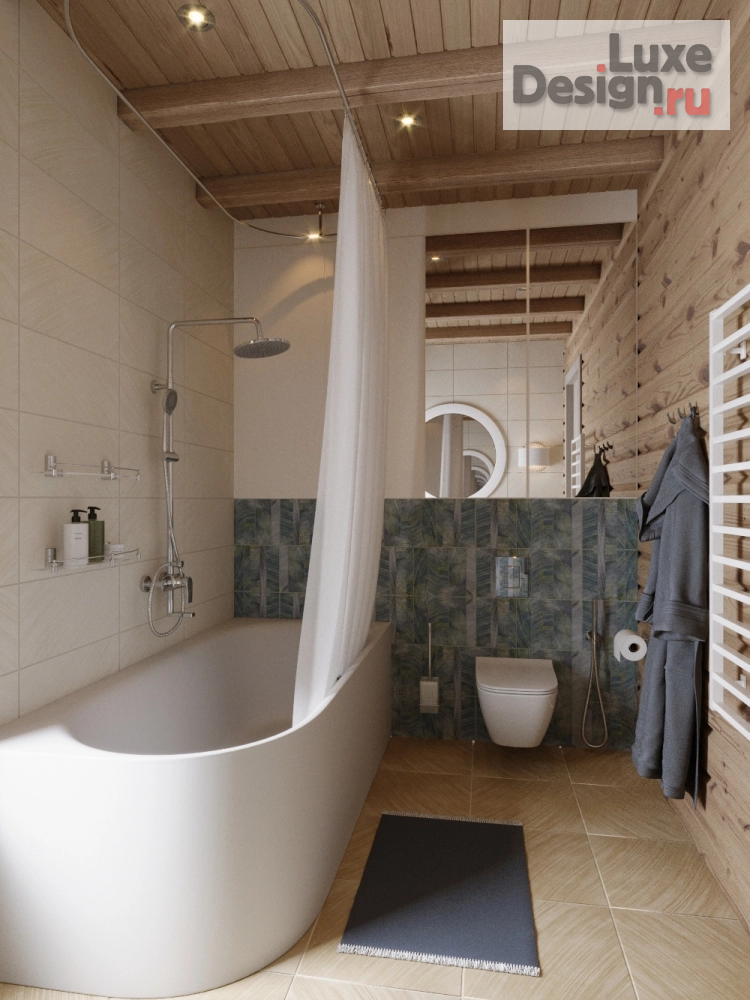 Дизайн интерьера загородного дома "Дом из бруса в пригороде Иркутска" (фото 8)
