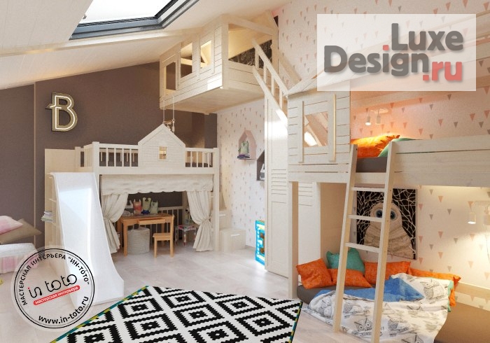 Дизайн интерьера детской "Проект детской комнаты" (фото 1)