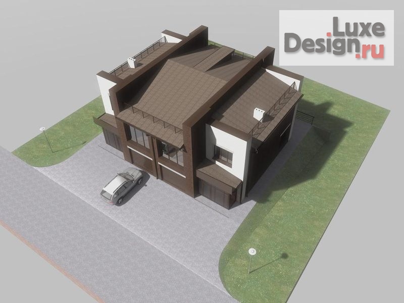 Частная архитектура "Блокированный дом в Green Land" (фото 3)