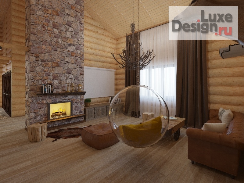 Дизайн интерьера загородного дома "Загородный дом 150 м2, расположенный в поселке «Светлый Яр»" (фото 7)